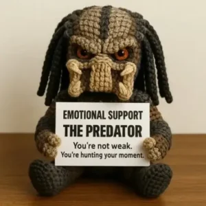 CZTICLE® Creepy Crochet Emotional Support Doll D01