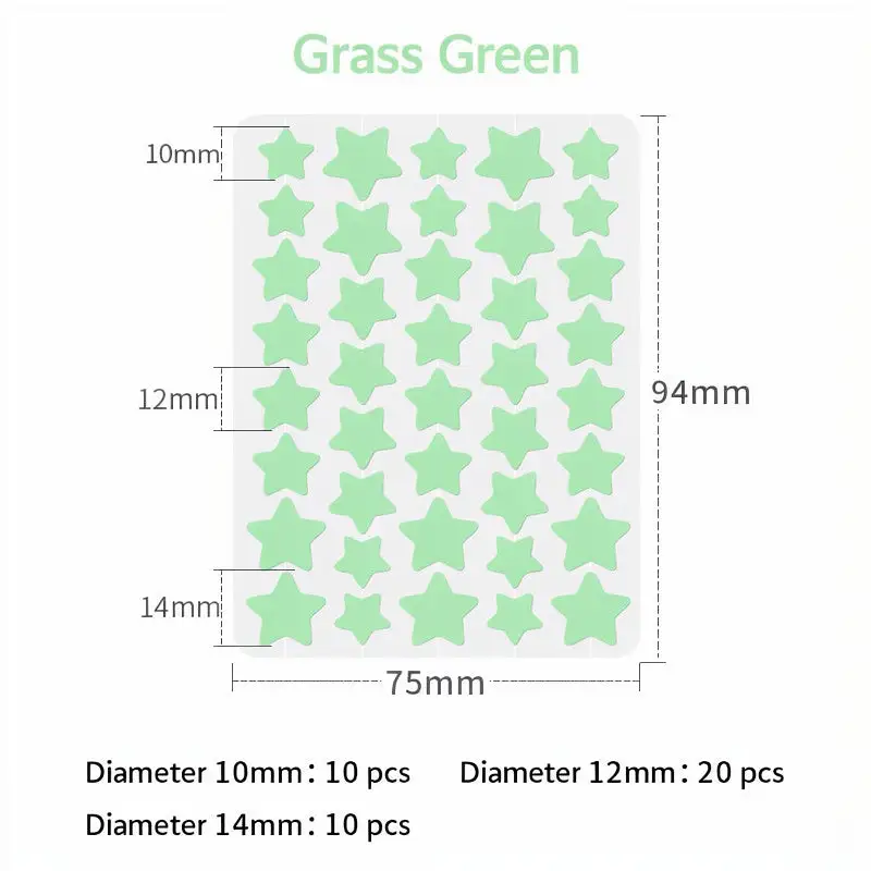 Celsiora® 2-in-1 Microneedle & Hydrocolloid Star Patch | Acne, Raised Moles, Flat Warts & Skin Tags Remover | 6 Colors Pimple Patch for Face & Neck | Invisible Star Zit Stickers | 240 Count