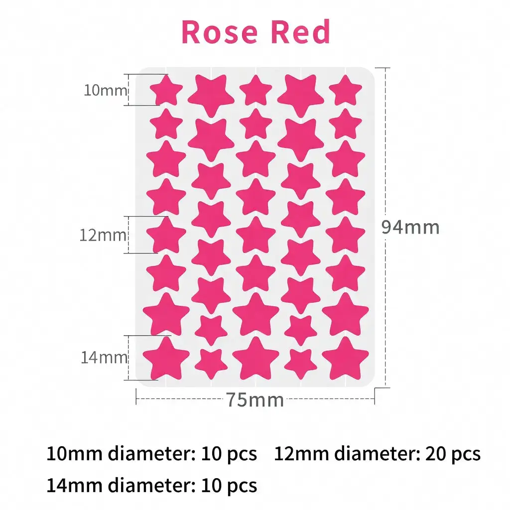 Celsiora® 2-in-1 Microneedle & Hydrocolloid Star Patch | Acne, Raised Moles, Flat Warts & Skin Tags Remover | 6 Colors Pimple Patch for Face & Neck | Invisible Star Zit Stickers | 240 Count