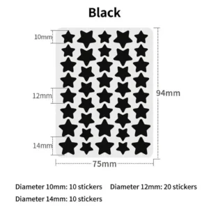 Celsiora® 2-in-1 Microneedle & Hydrocolloid Star Patch | Acne, Raised Moles, Flat Warts & Skin Tags Remover | 6 Colors Pimple Patch for Face & Neck | Invisible Star Zit Stickers | 240 Count